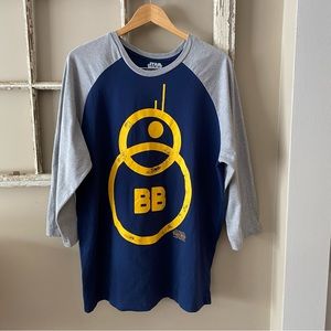 Mens Star Wars long sleeved T shirt